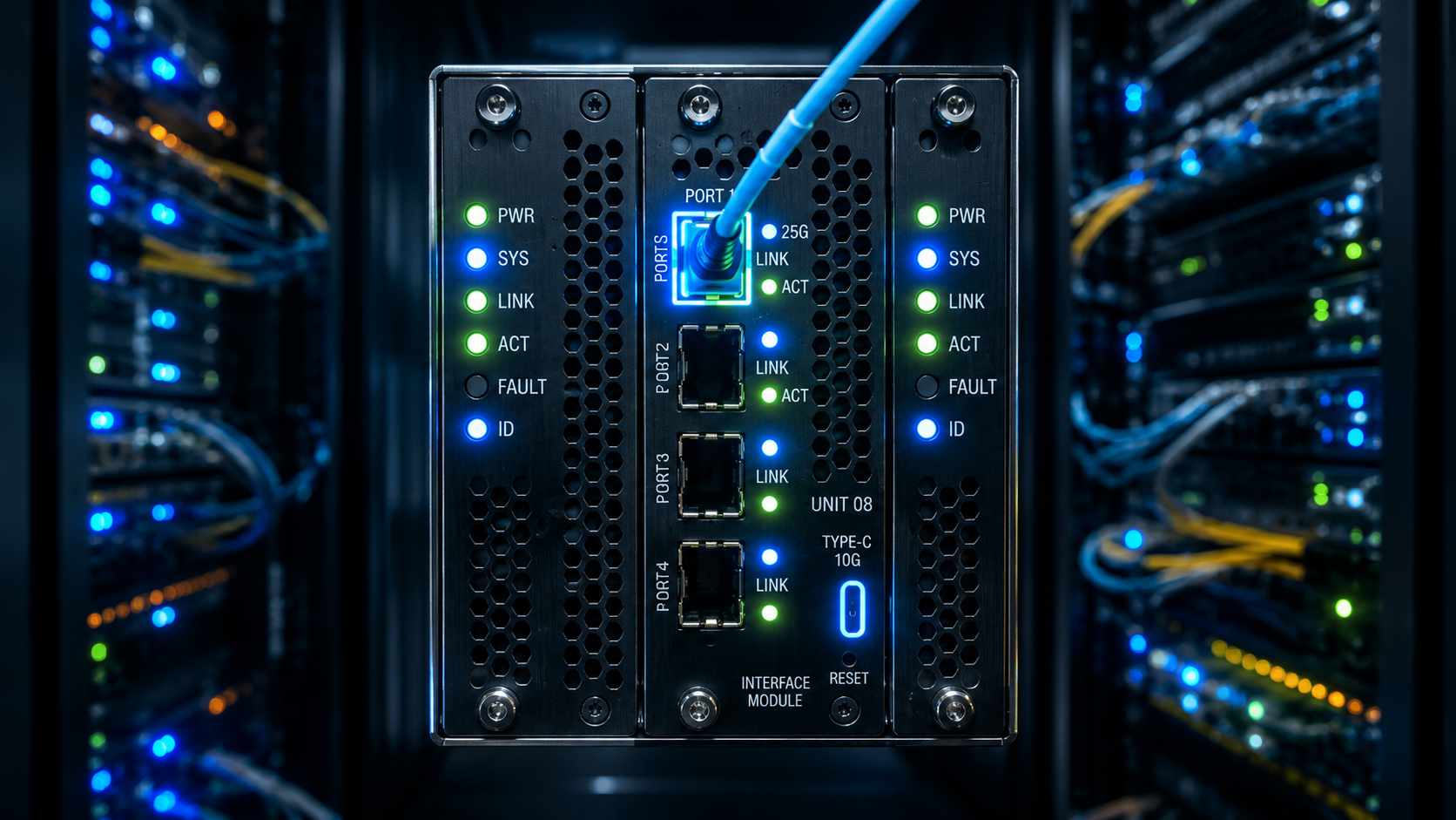 Cabeamento em Fibra Óptica